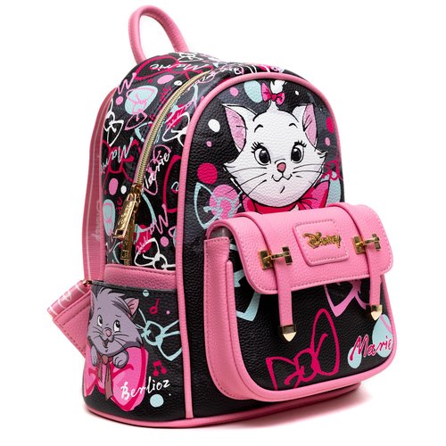 Wondapop Aristocats - Marie 11" Vegan Leather Fashion Mini Backpack