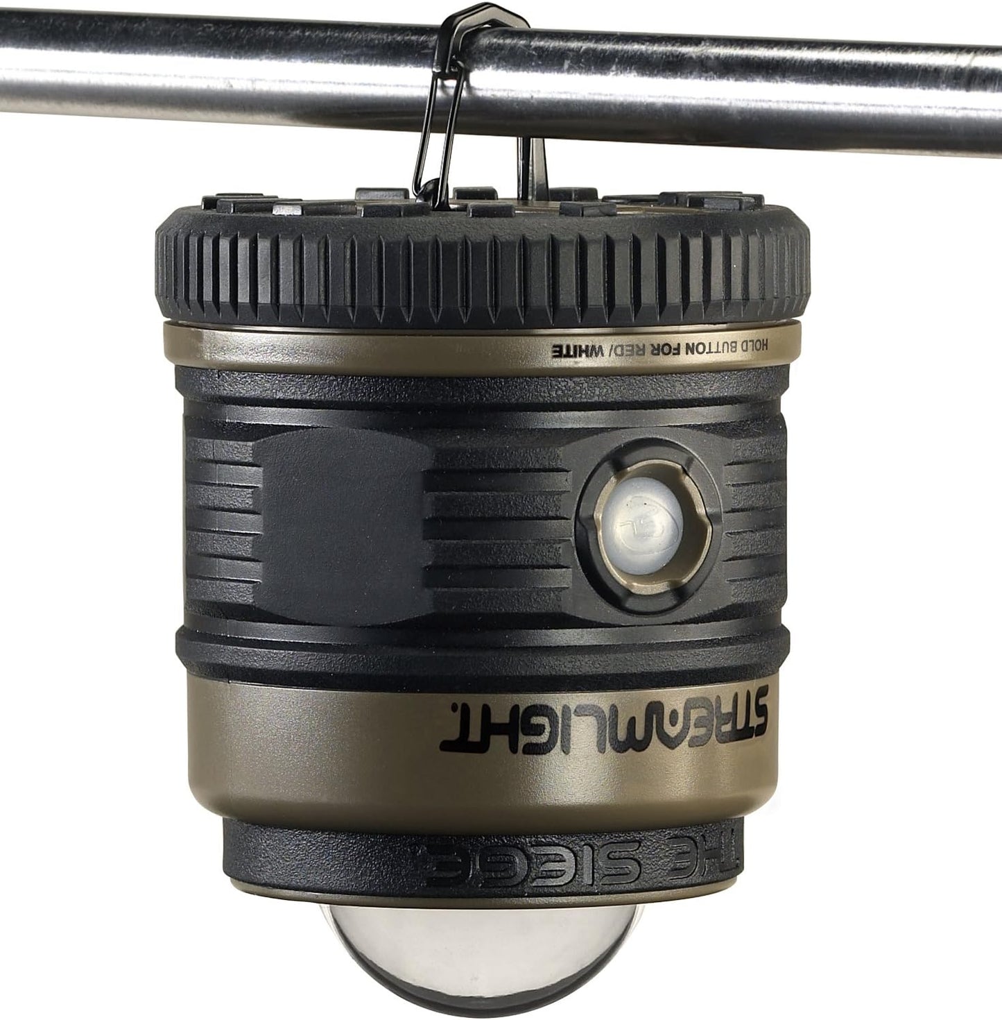 Streamlight 44931 Siege 540-Lumen Compact D Alkaline Outdoor Hand Lantern/Flashlight Combo, Coyote