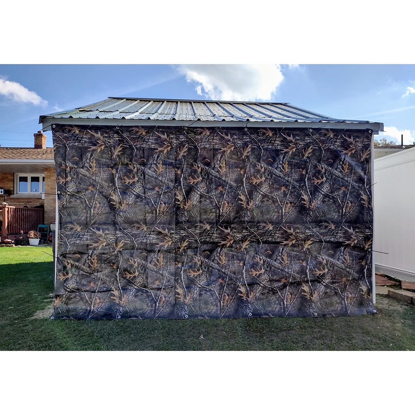 Tongcamo Heavy Duty 11 Mil Tarp Cover Waterproof UV Resistant Tarpaulin Used for Outdoor, Hunting, Camping, Backpacking, Canopy Tent, Ground Tarp, Cover Boat, Motorcycles, Roofs, Wood