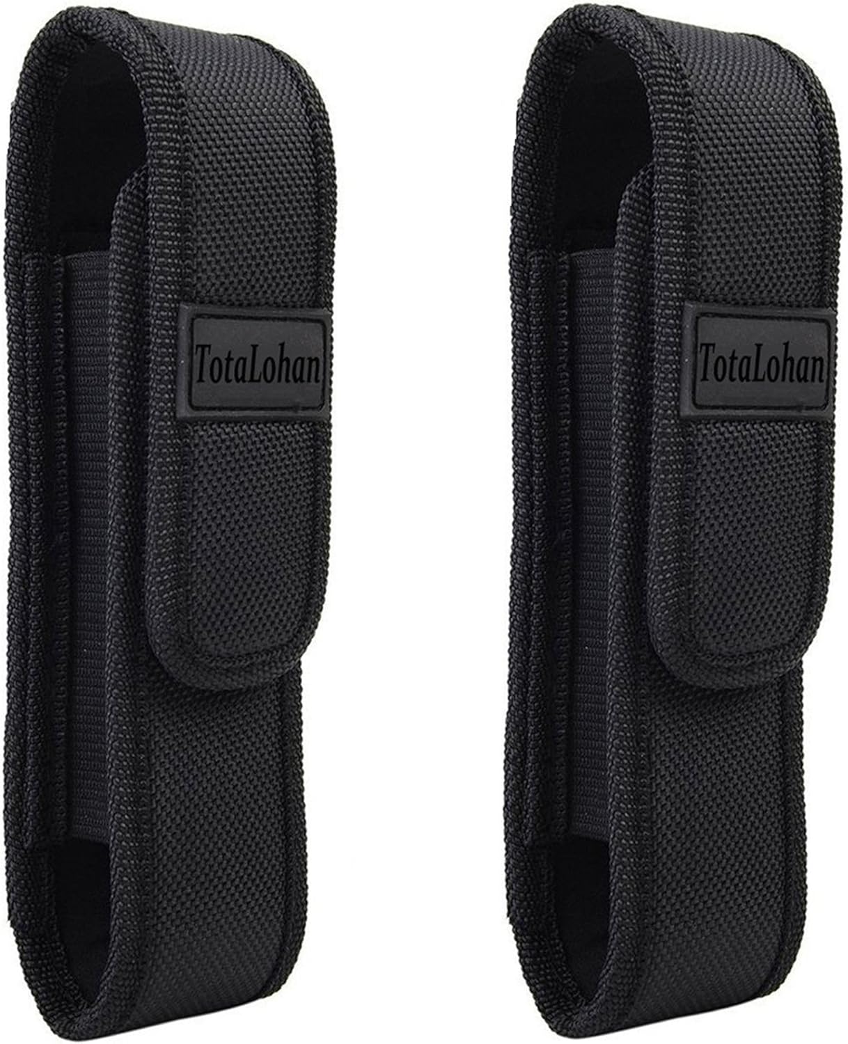 2pcs Tactical Flashlight Pouch Holster Belt Clip for 5"-7" Flash Light