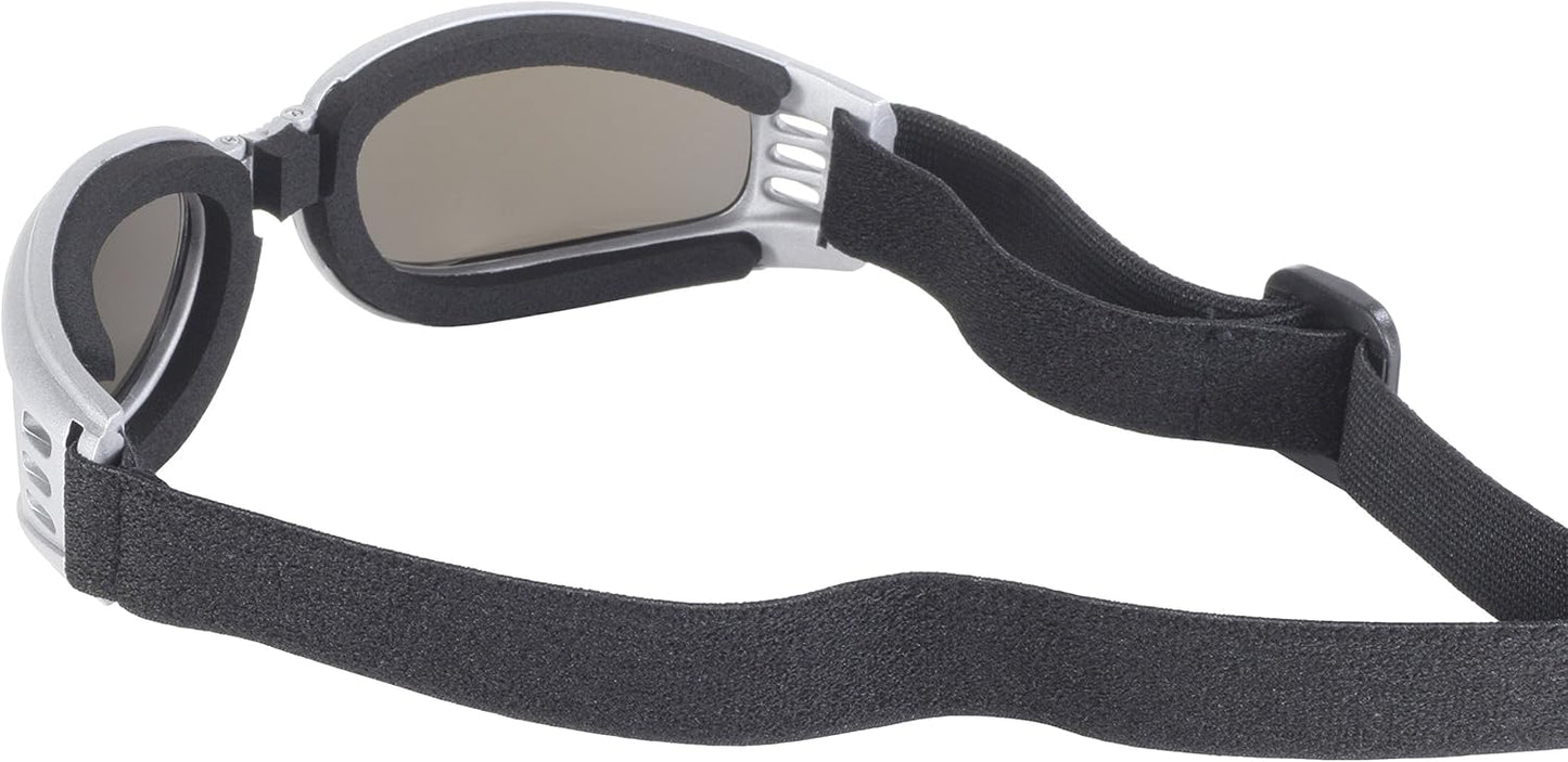 Pacific Coast Nomad Value Folding Riding Goggles Black Frame Smoke Lens
