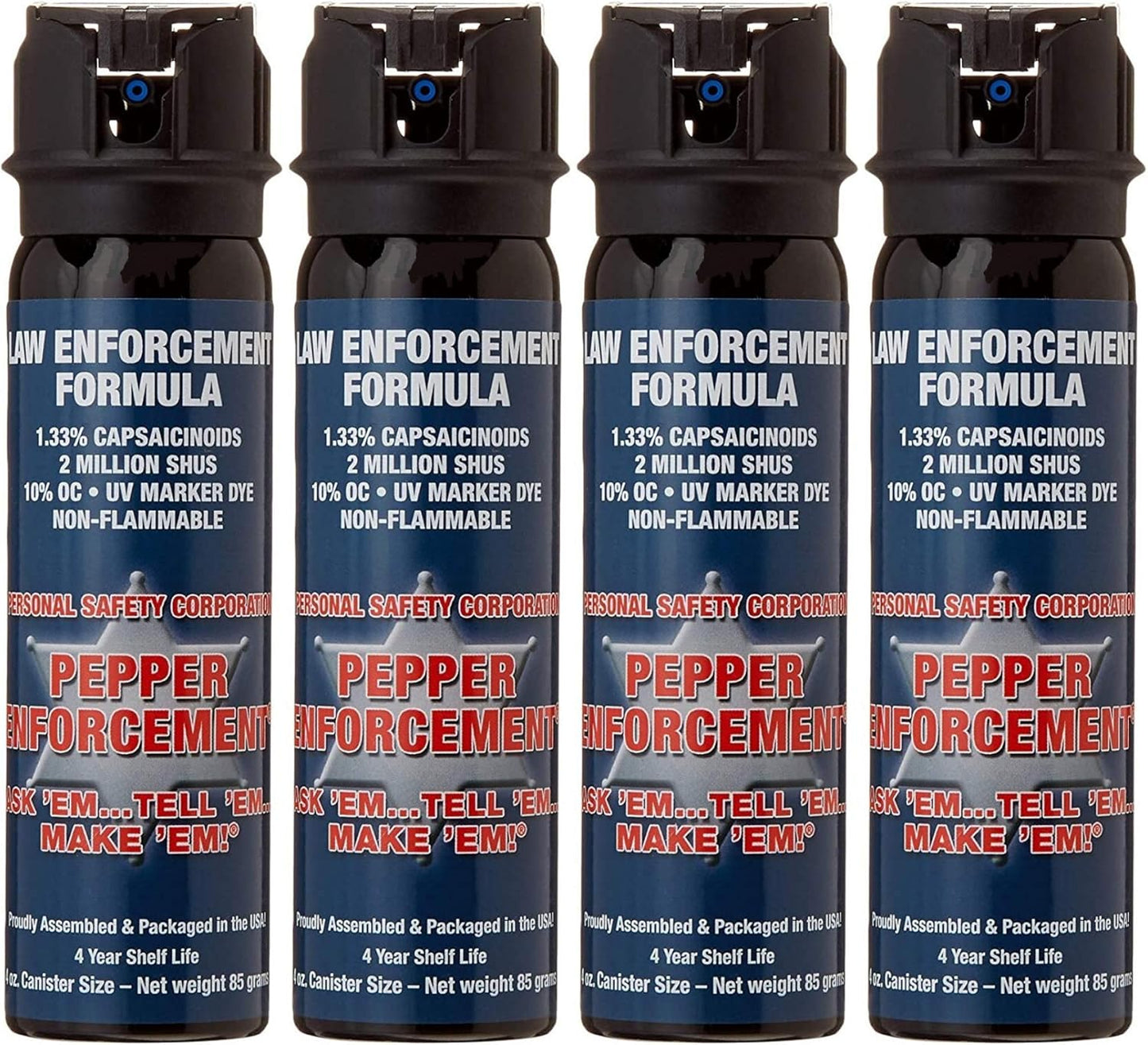 Fogger Pepper Spray for Self Defense - Maximum Strength 10% OC Fog Formula, Flip Top Safety Tactical Design, Personal Protection Devices