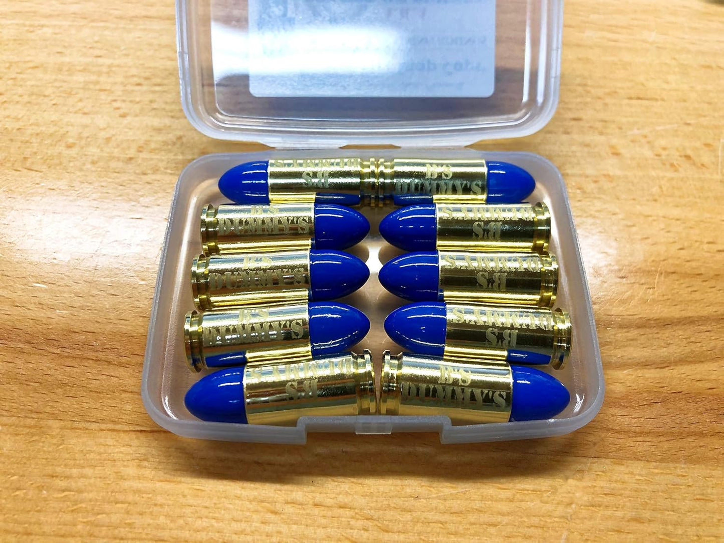 B's Dry Fire Snap Caps - A.K.A. B's Dummy's - Dummy 9mm Luger Training Caps (10 Pack)