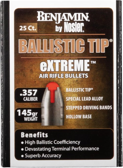 Benjamin BPN357 Extreme .357, 145-Grain Bullet by Nosler