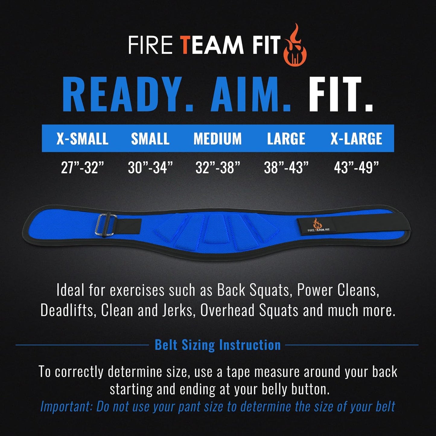 Weight Lifting Belt for Men and Women, 6 Inch, Bodybuilding & Fitness Back Support for Cross Training Workout, Squats, Lunges