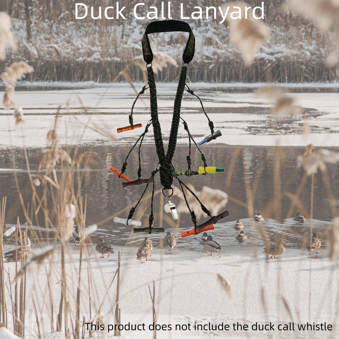 JBUJBU Duck Call Lanyard - Durable Hunting Lanyard for Duck Calls, Adjustable and Comfortable, Perfect for Hunters