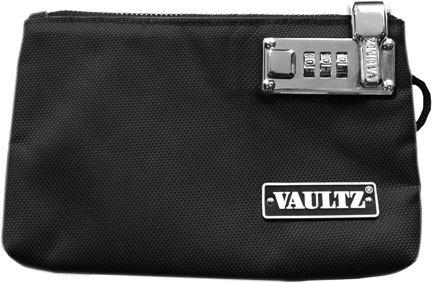 Vaultz Money Bag with Lock - 5 x 7 Inch, Men & Women's Locking Accessories Pouch for Cash, Bank Deposits, Wallet, Medicine, Phone and Credit Cards - BERRY