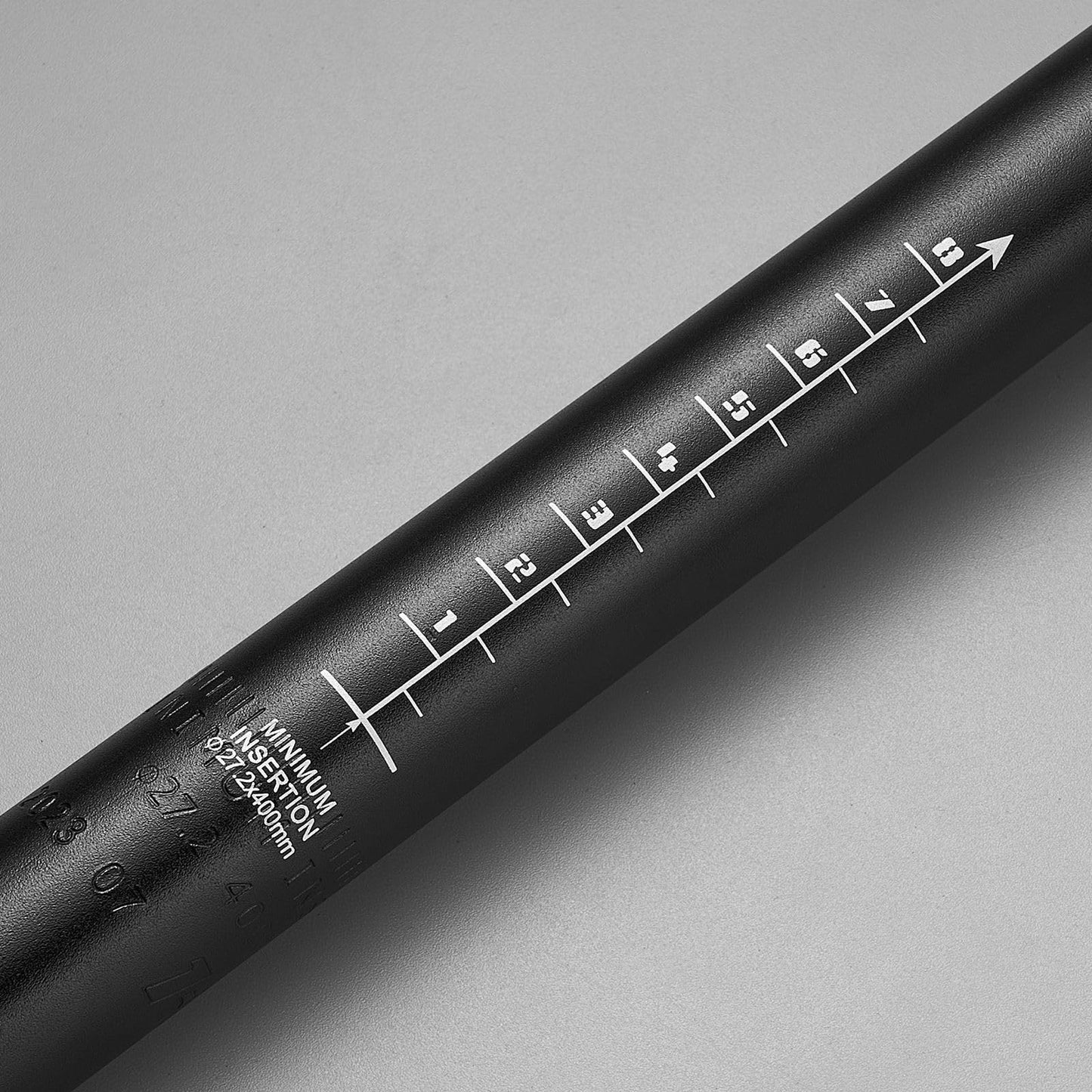 Rmiott Bike Seat Post 27.2mm Aluminum Bicycle Seatpost Replacement 400mm Length for BMX MTB Road Trail Gravel Hybrid Bike -Black