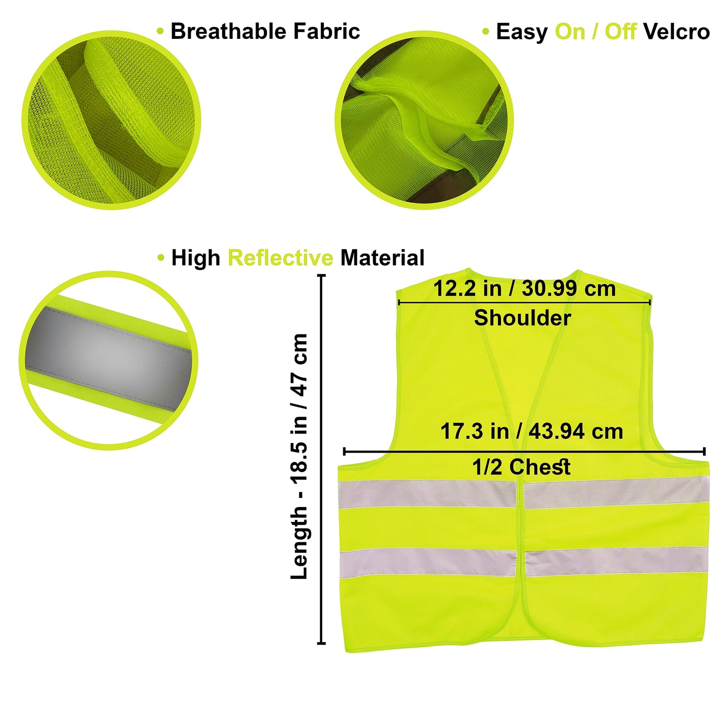 HiVisible Kids Reflective Safety Vest for Toddlers