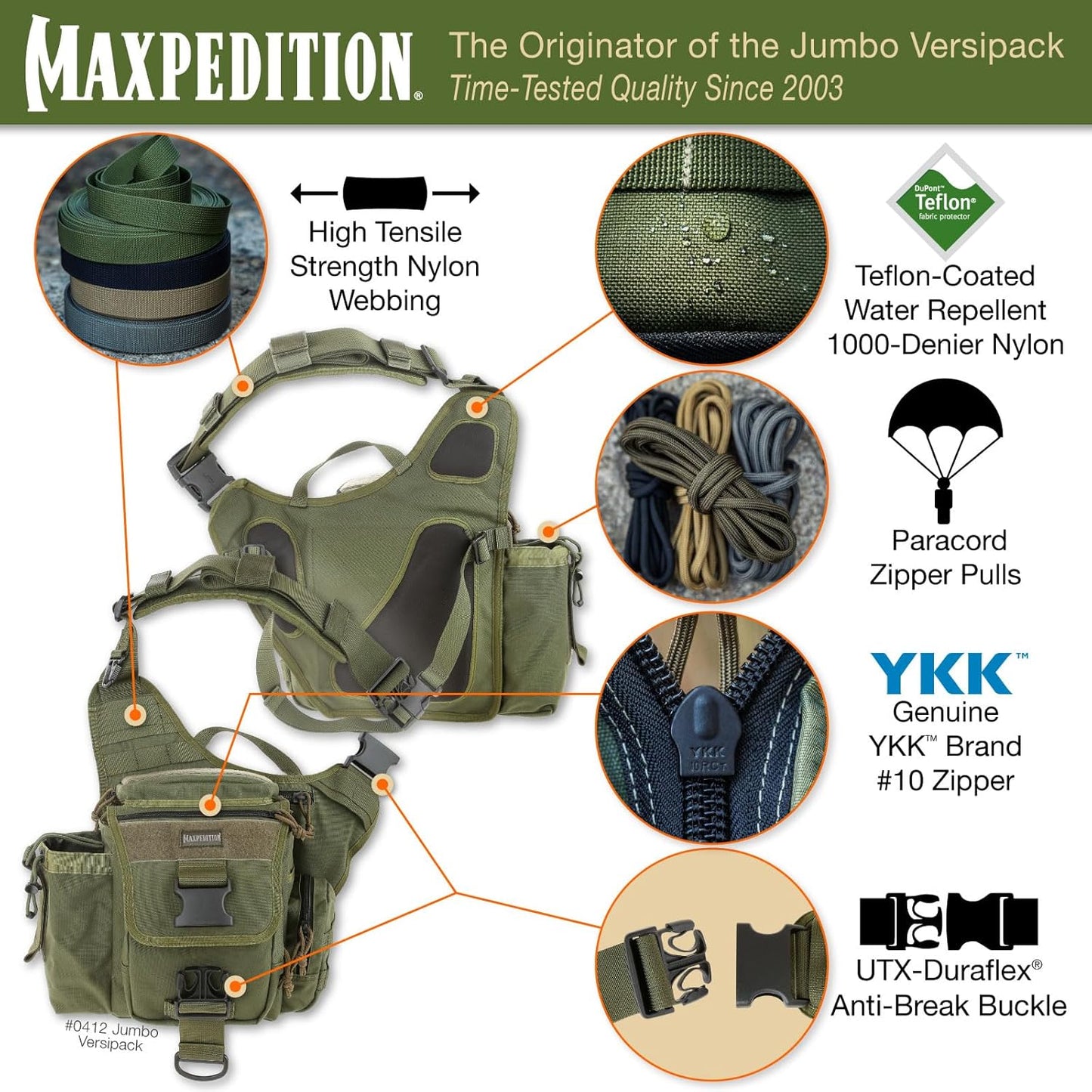 MAXPEDITION Jumbo Versipack