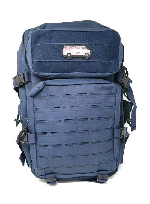 Free BBQ Inside Van PVC Rubber Funny Tactical Hook and Loop Patch
