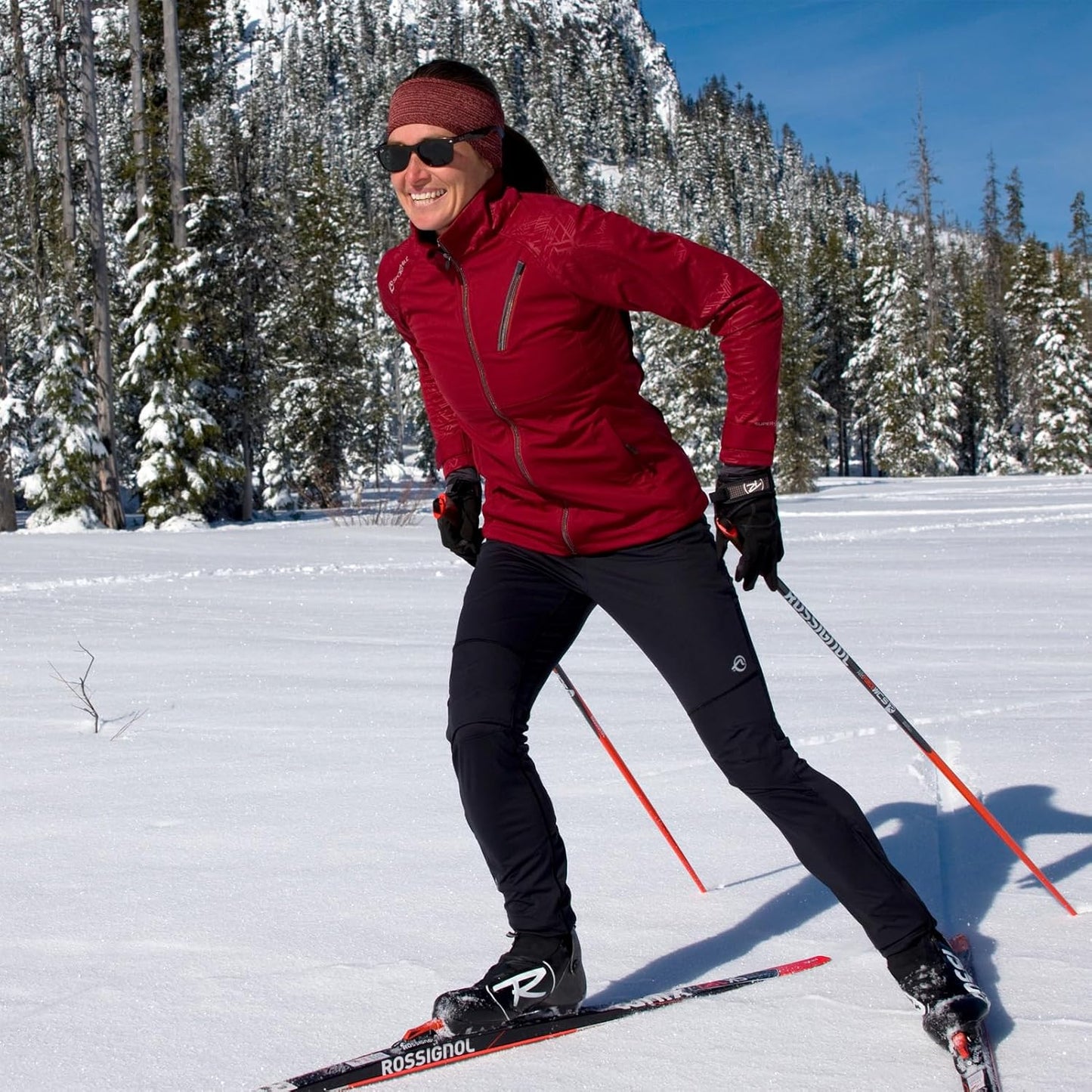 Women's Super XC Windproof Durable Water-Repellent (DWR) Breathable Moisture-Wicking Winter Running Skiing Pant