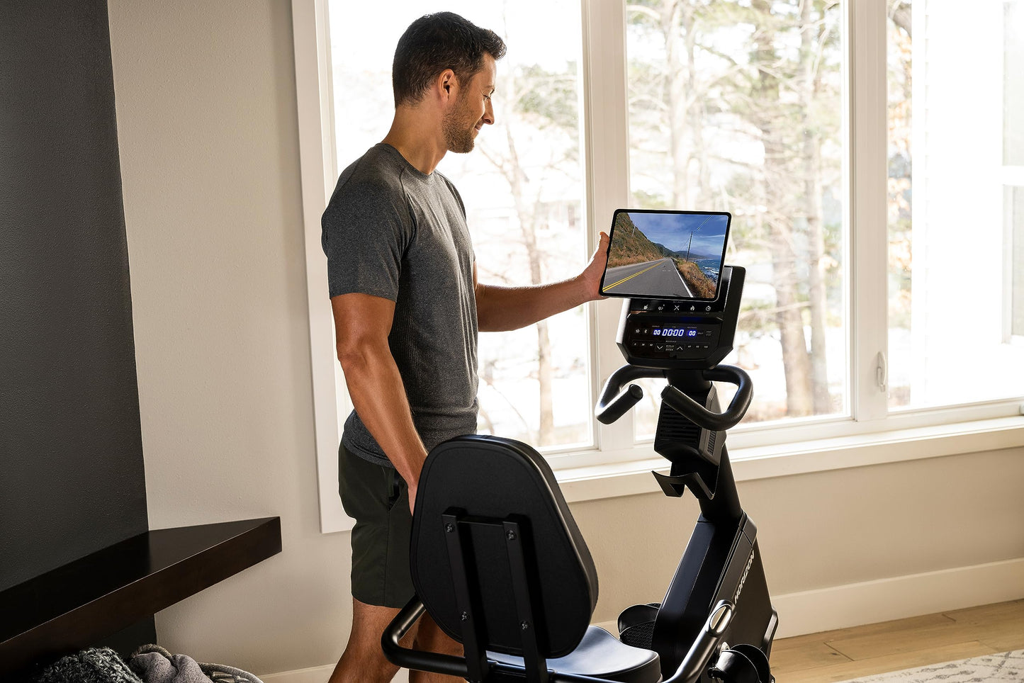 Horizon Fitness 5.0R Recumbent Bike, Fitness & Cardio, Magnetic Resistance Cycling Bike with Bluetooth, Comfort Seat with Lumbar Support, Step-through Frame, and 350lb Weight Capacity