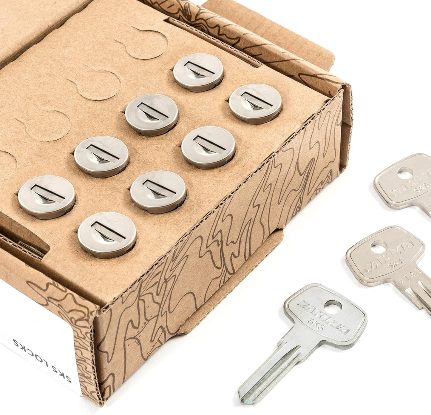 YAKIMA - SKS Lock Cores for Yakima Car Rack System Components