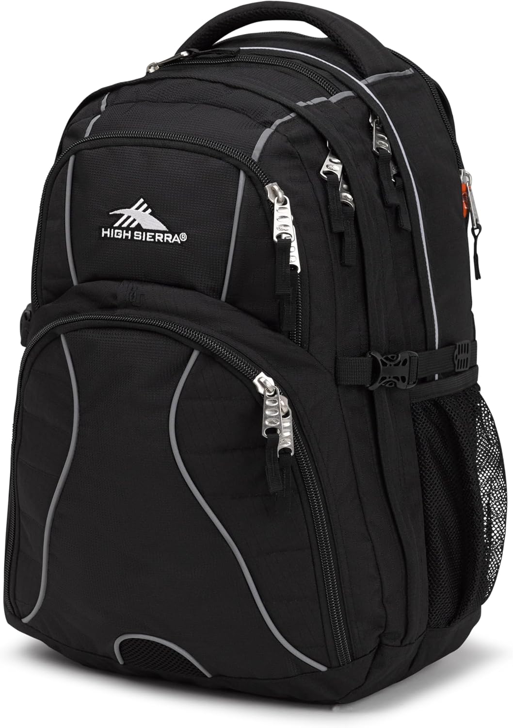 High Sierra Swerve Laptop Backpack, Crimson/Black, One Size