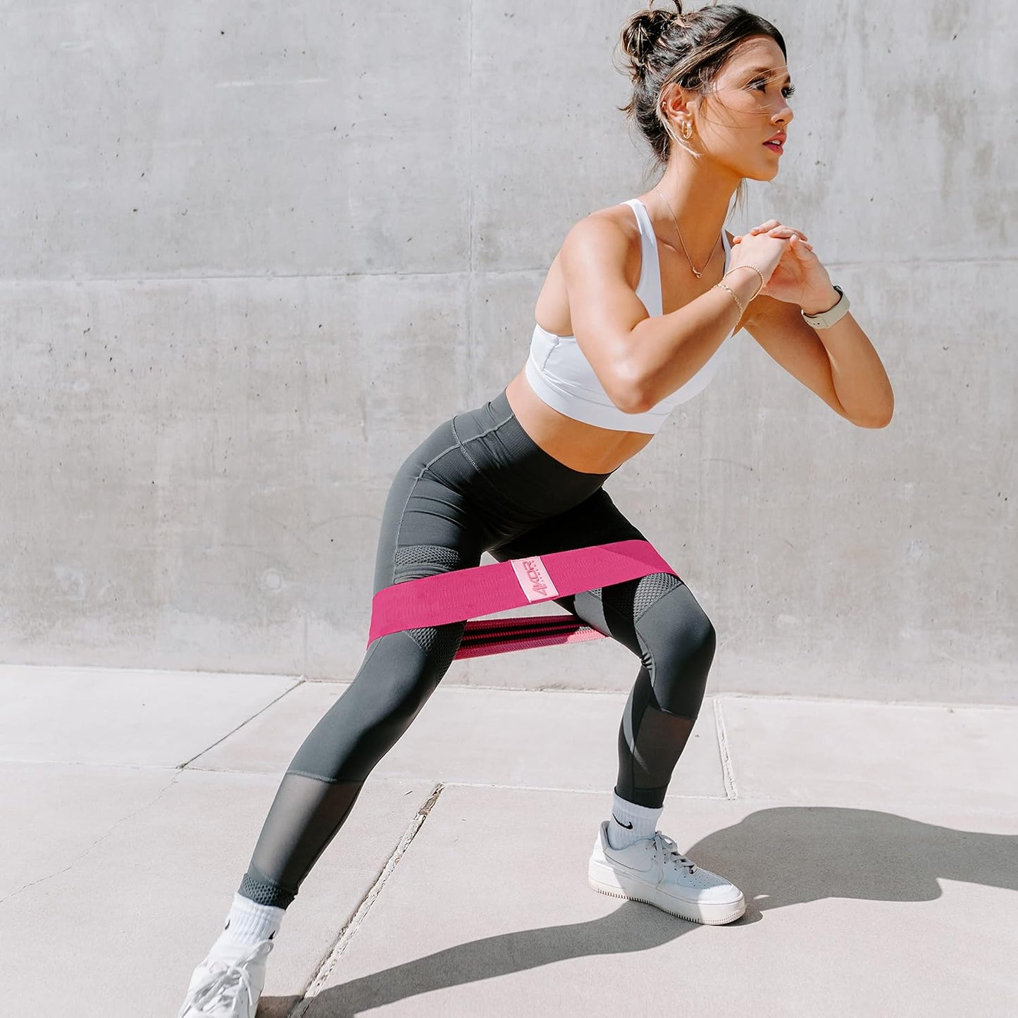 Hip Band by 4KOR Fitness- Resistance Loop Circle Perfect for Dynamic Warm-Ups and Activating HIPS and Glutes