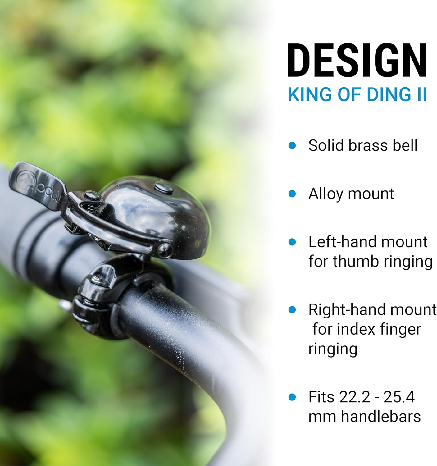 Portland Design Works King of Ding II Brass Bell