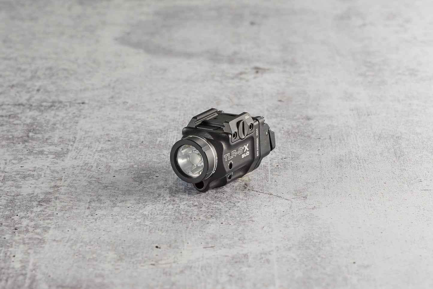 Streamlight 69411 TLR-8X sub 500-Lumen Rail-Mounted Tactical Weapon Light with Integrated Red Aiming Laser Exclusively for Glock 43X/48 MOS/Rail Only, Black