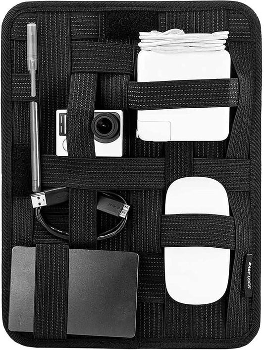 KEY SMART Travel Grid Organizer Backpack & Bag Accessories in Black