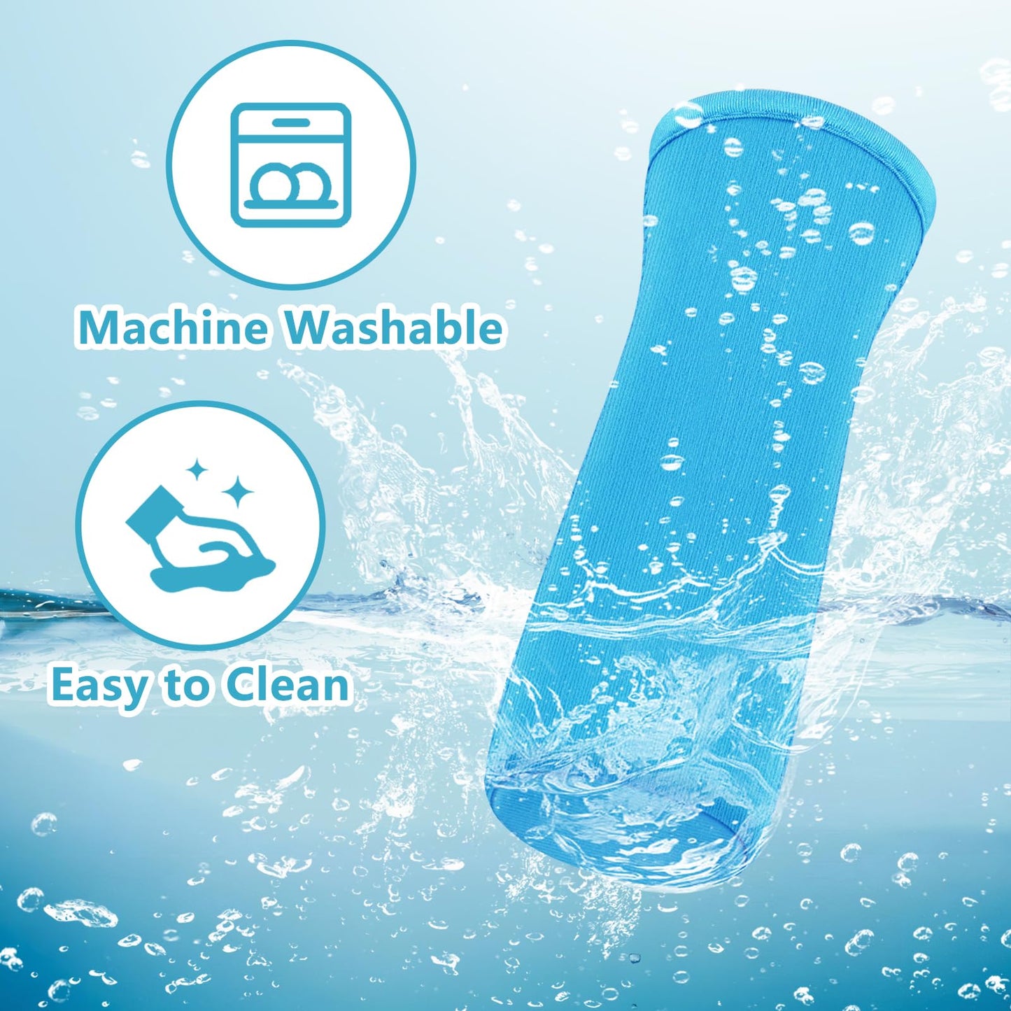 2Pcs Protective Sleeves Compatible with 22 oz Cirkul Water Bottle, Fit for 22 oz Plastic & Stainless Steel Bottles, Anti-slip Cover Made for Cirkul Accessories, Sweat Absorbing Material, Purple