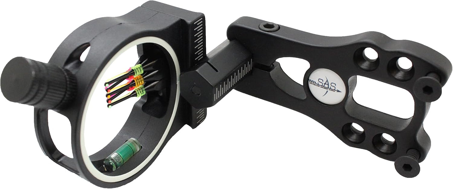Archery Essential Accessory Upgrade Combo 5-pin Bow Sight, Arrow Rest, Stabilizer, Braided Bow Sling, Peep Sight