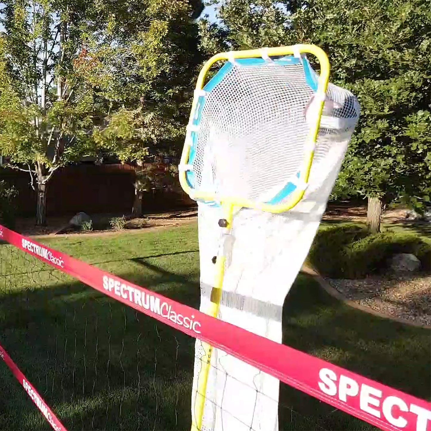 Park & Sun Sports Indoor/Outdoor Adjustable Target Net: Spectrum Precision Volleyball Trainer & Mikasa MGV500 Heavy Weight Volleyball (Official Size)