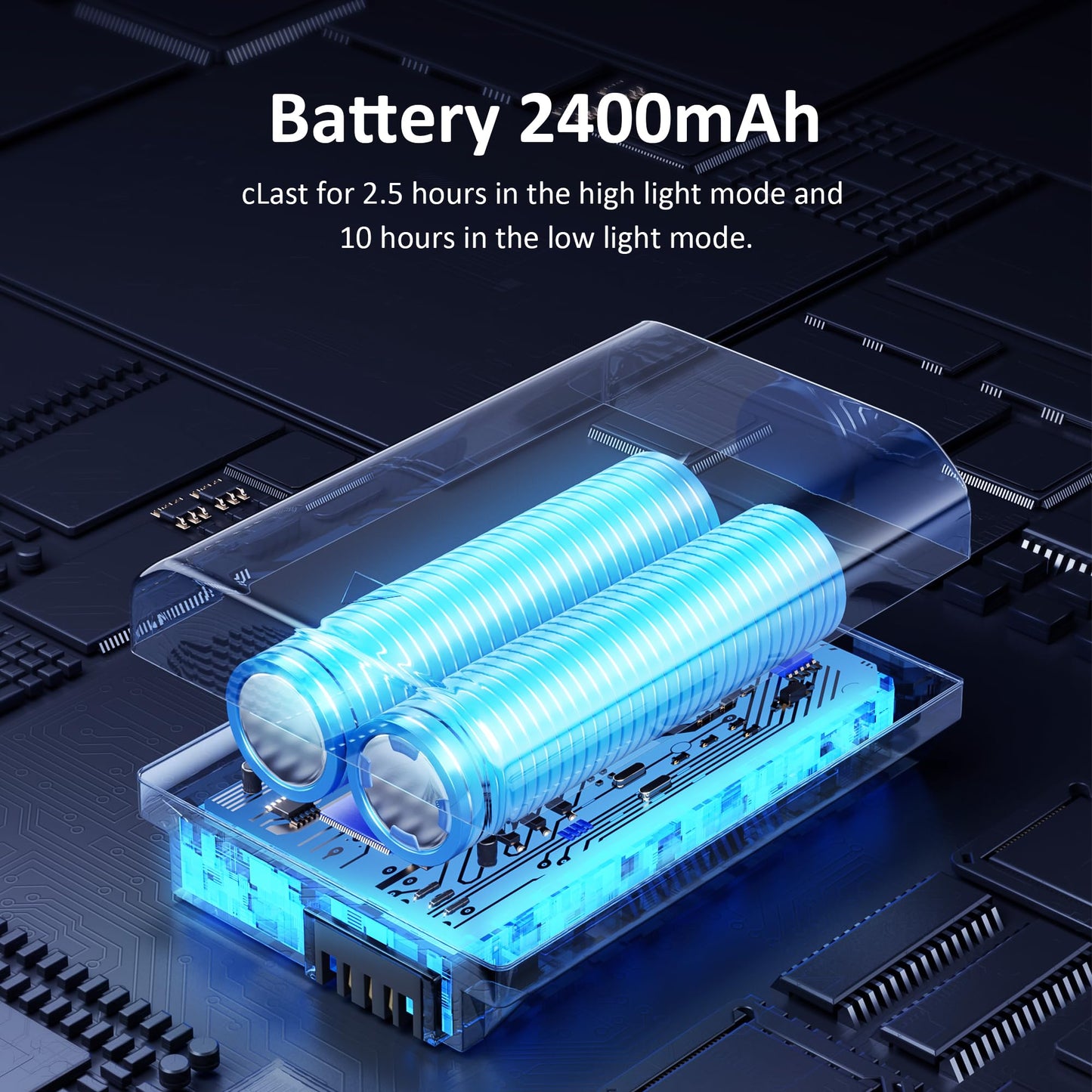 2PCS Tent Light Rechargeable 2400mAh LED Camping Light,IPX5 Waterproof for Camping,Outdoor,Power Outage