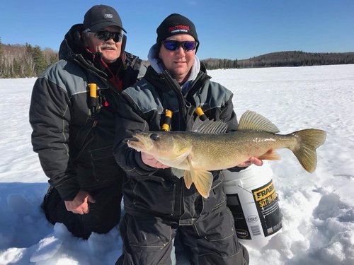 Frabill I-3 High-Performance Ice Fishing Jacket with Self-Rescue Ice Pick Set