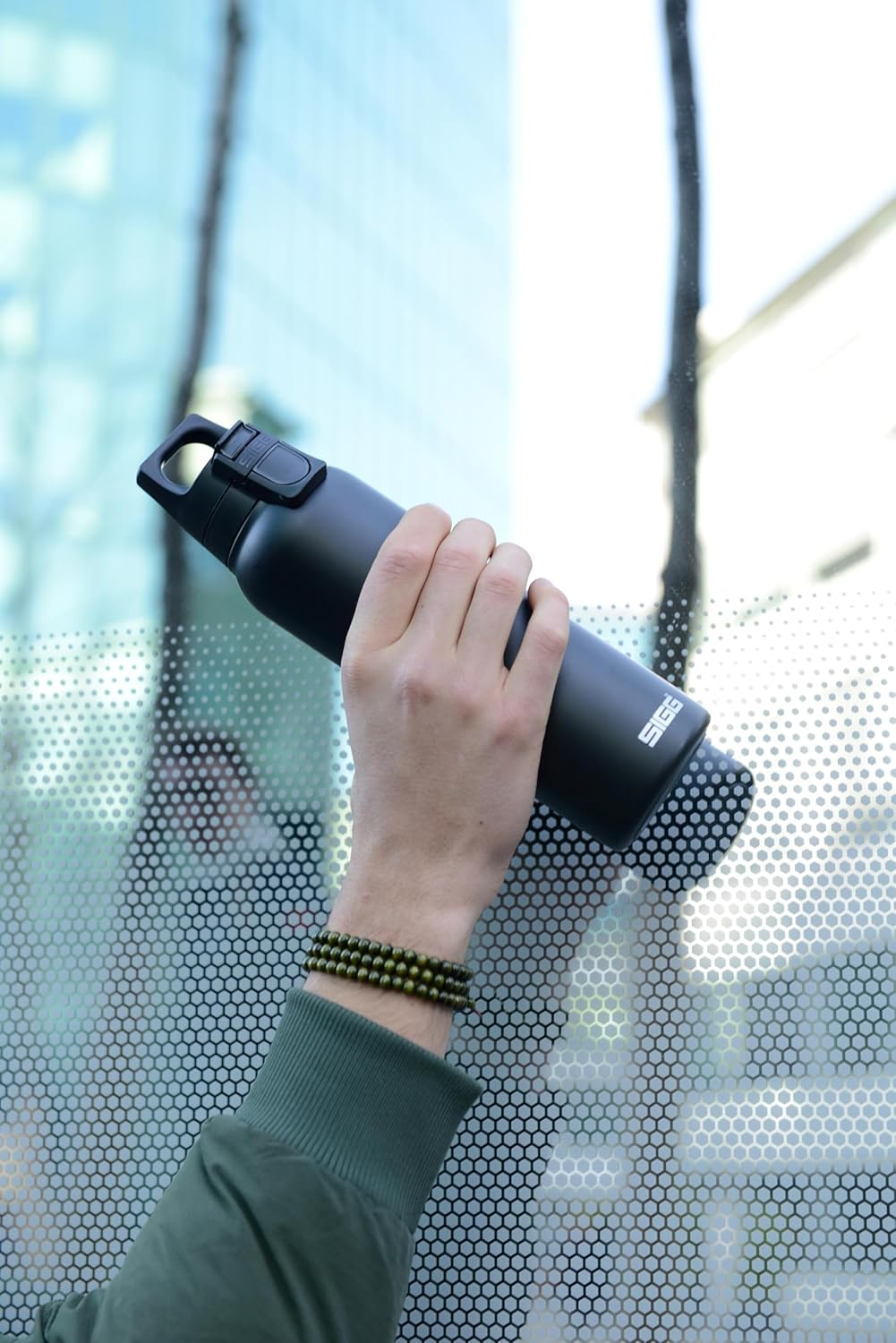 SIGG - Hot & Cold One Top - Compatible Thermo Flask Hot & Cold Bottles - Leakproof - Dishwasher Safe - BPA Free - Grey