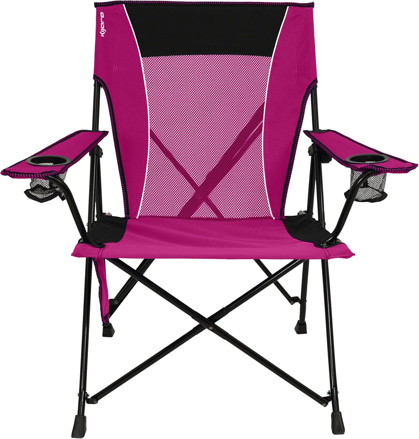 Kijaro Portable Camping Chairs - Enjoy the Outdoors with a Versatile Folding Sports Chair for Outdoor & Lawn - Dual Lock Feature Locks Position – Hallet Peak Gray