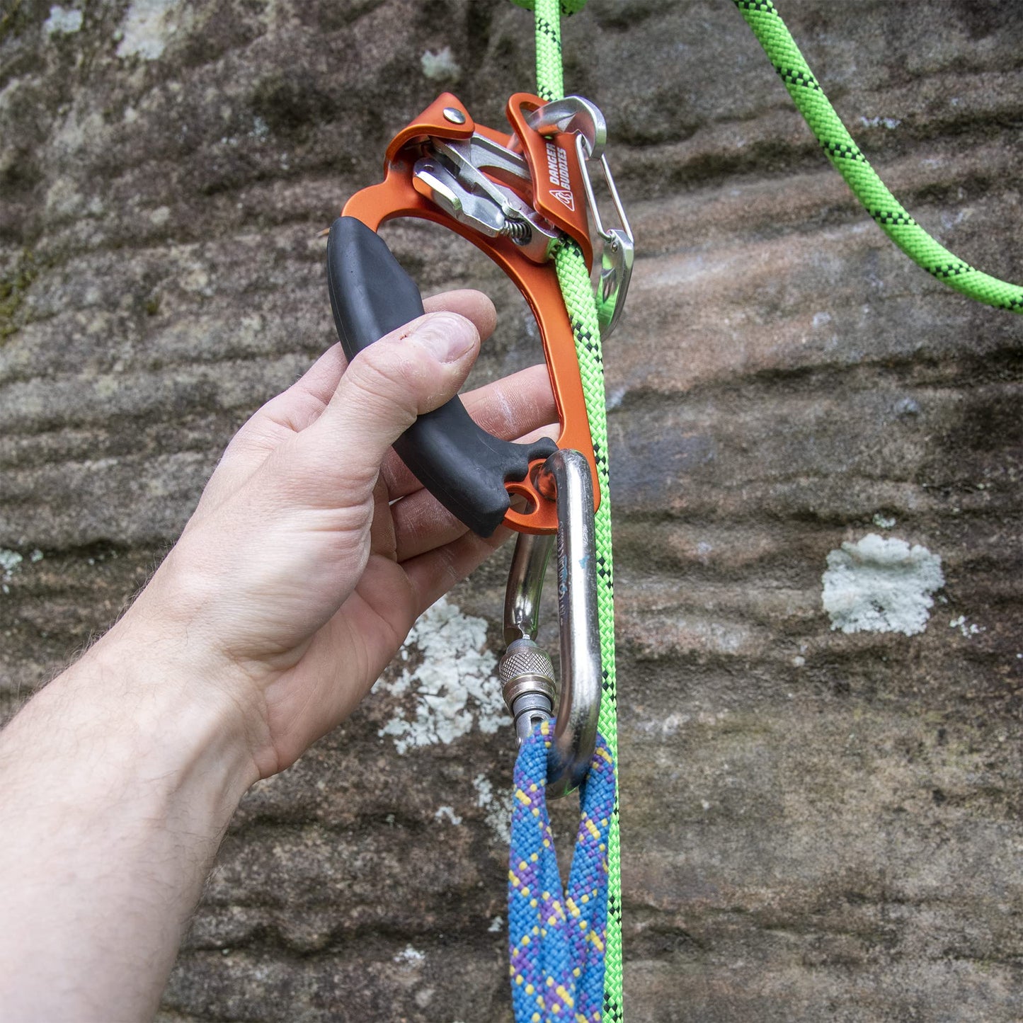 Danger Buddies Climbing Hand Ascender - UIAA Approved Ascension Device (Left & Right)