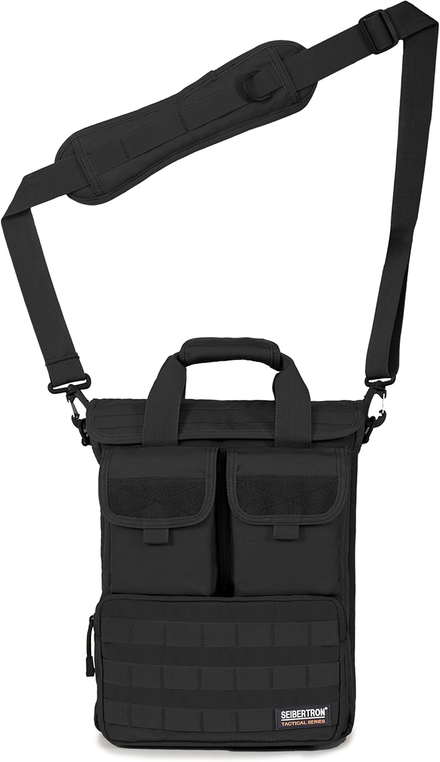 Seibertron Tactical Sling Pack EDC Travel Compact Messenger Molle Bag