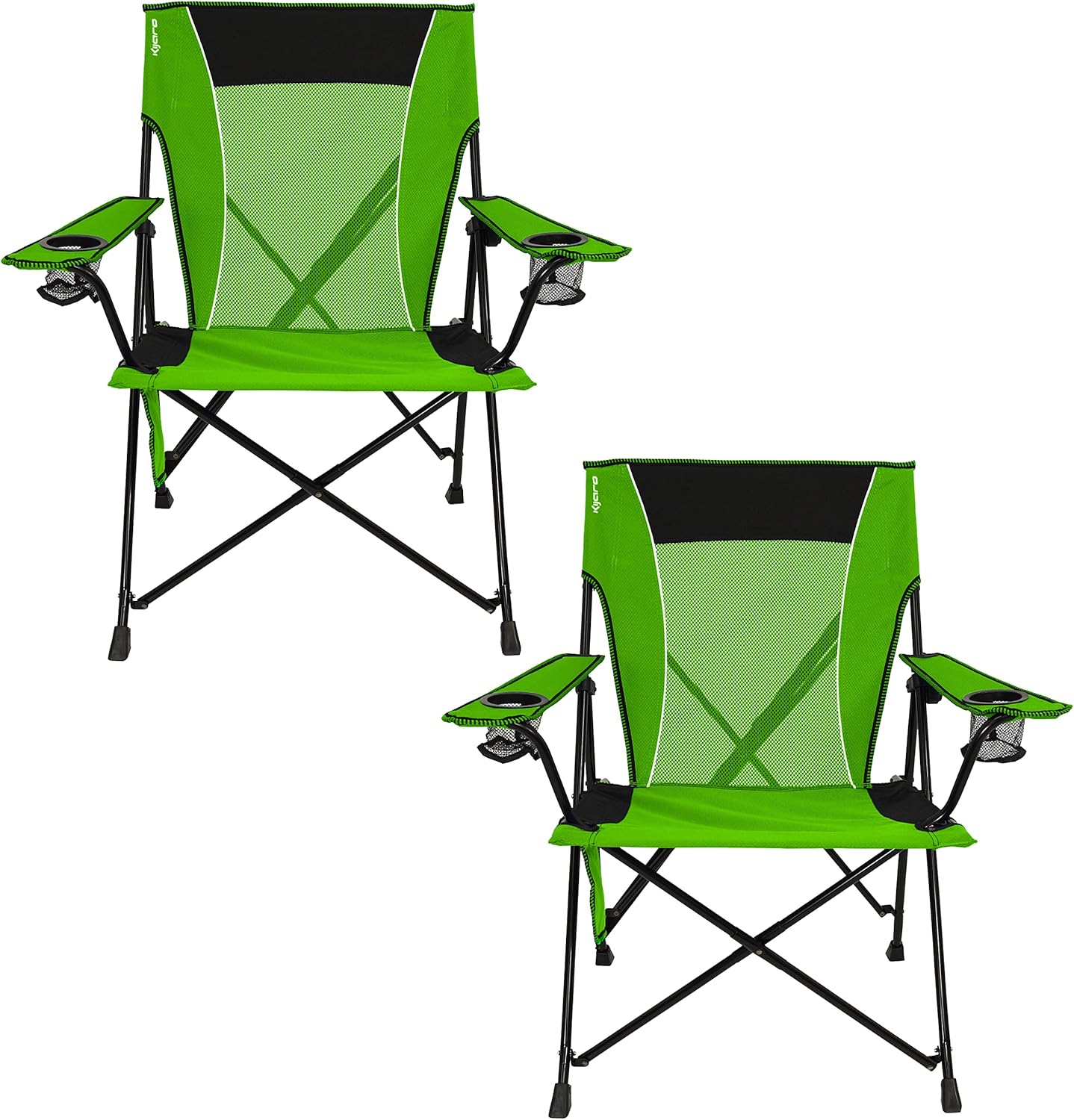Kijaro Enjoy Versatile Folding Sports, Outdoor Chair & Lawn Chair, Dual Lock Feature, Maldives Blue (Hard Arm)
