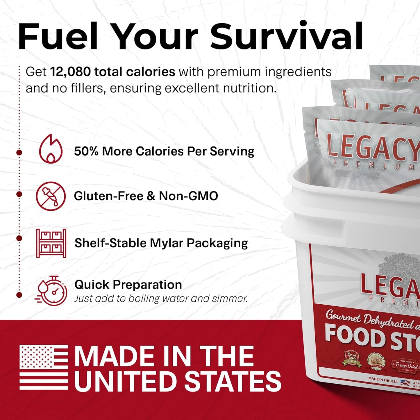 Long Term Gluten Free Food Storage Sample Pack: 16 Large Servings - 4 lbs Freeze Dried Meals - Emergency Prepper Supply with 25 Year Shelf Life
