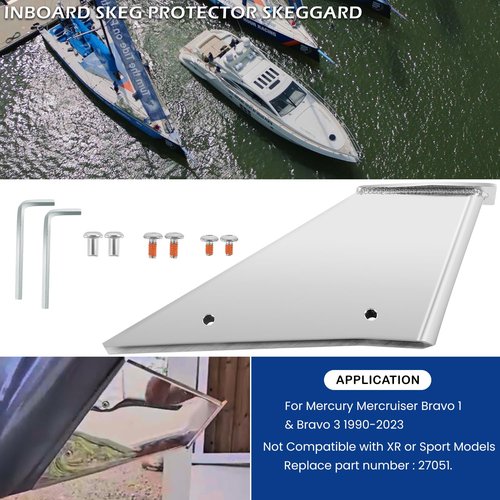 27051 Skeg Guard for Mercury Mercruiser Bravo 1 & Bravo 3 1990-2023 Safe-Skeg Protector