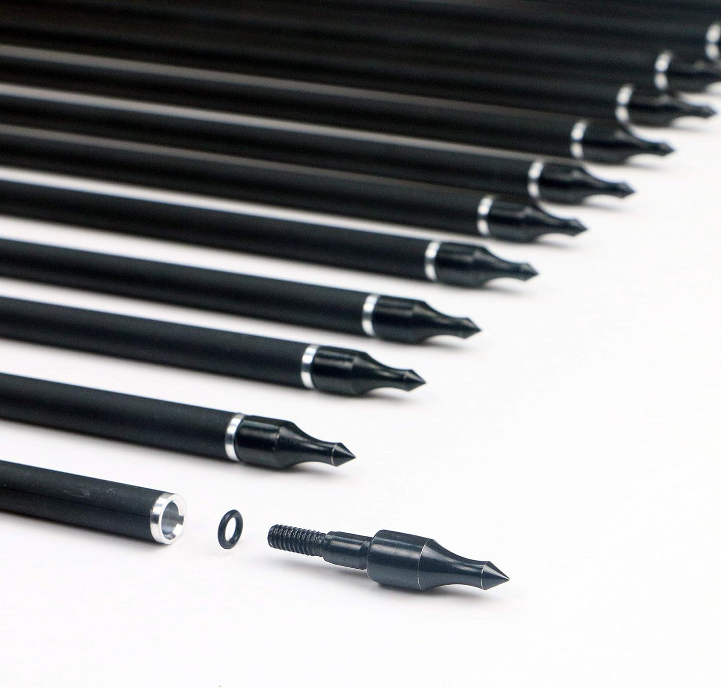 30inch Carbon Arrow Fluorescence Color Targeting and Practice and Hunting Arrows for Compound Bow and Recurve Bow with Removable Tips(Pack of 12)