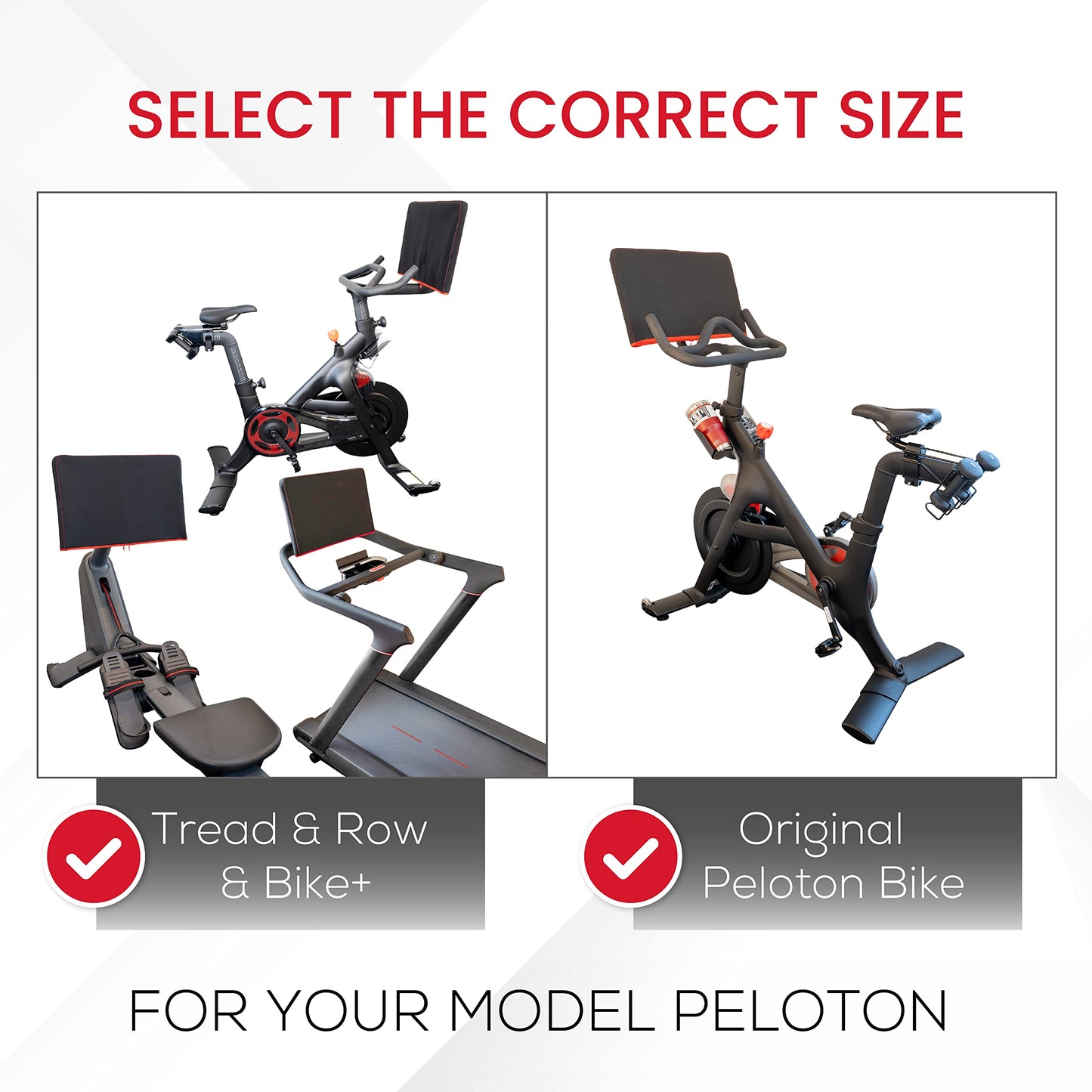 Custom Fan for Peloton Bike+ AND Monitor Cover for Peloton Bike+ or Tread or Row Bundle - Accessories for the Peloton Bike Plus