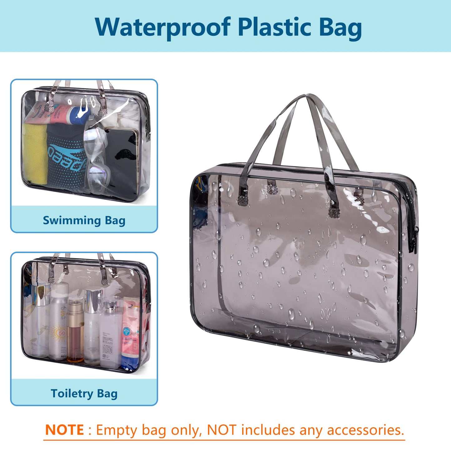 Fasrom Extra Large Mesh Beach Bag with Zipper Bottom Bundle with Mesh Beach Backpack with Waterproof Bag and Pocket for Beach or Pool Trip