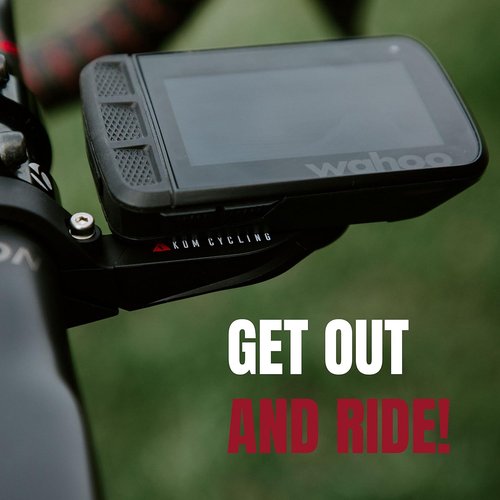 KOM Cycling Wahoo Elemnt & Elemnt Bolt Out Front Handlebar Mount from Bike Mount Designed for Wahoo Elemnt & Elemnt Bolt, & Elemnt Mini