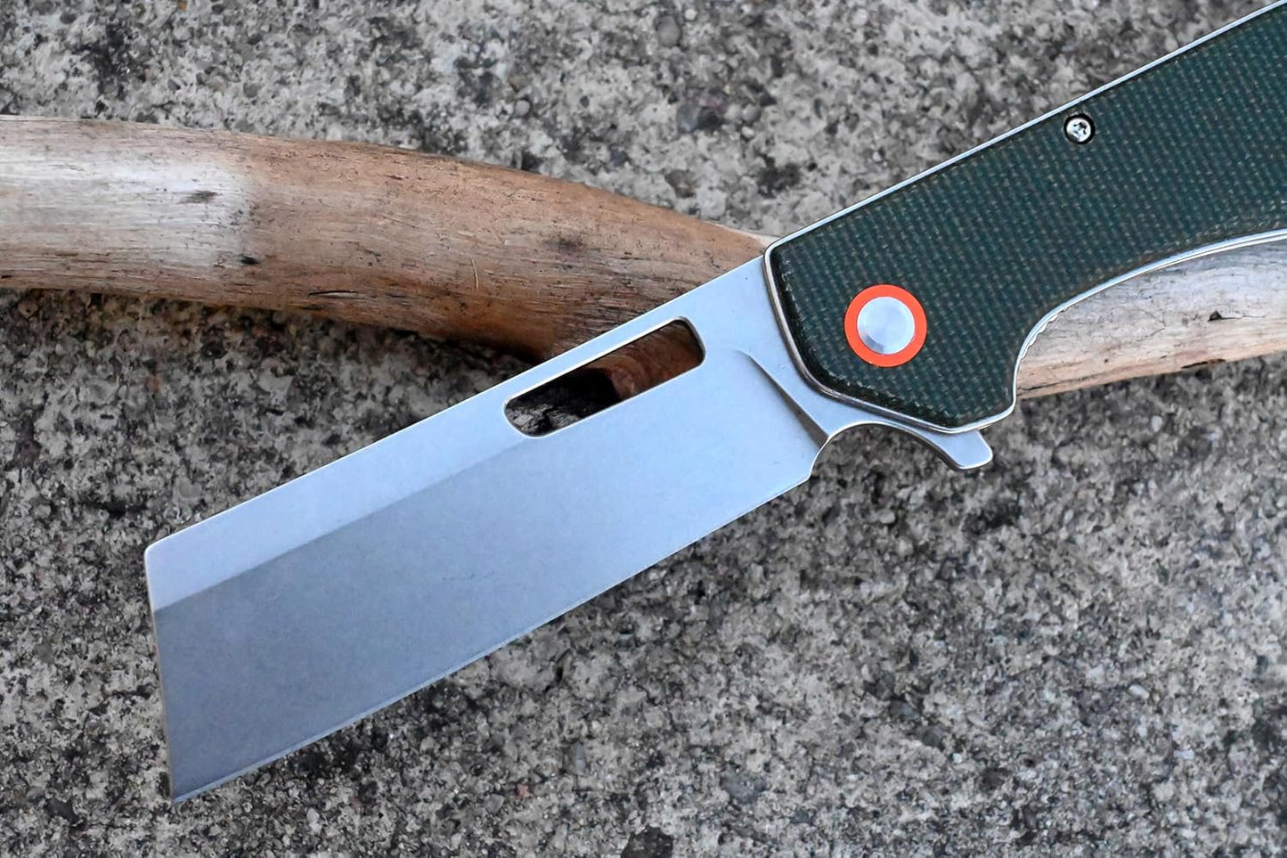 YAK & YETI Multifunctional Micarta Handle Folding Knife- Everyday Carry Knife for Men and Women - Indoor or Outdoor-Camping and Hunting knife-D2 steel Blade knives