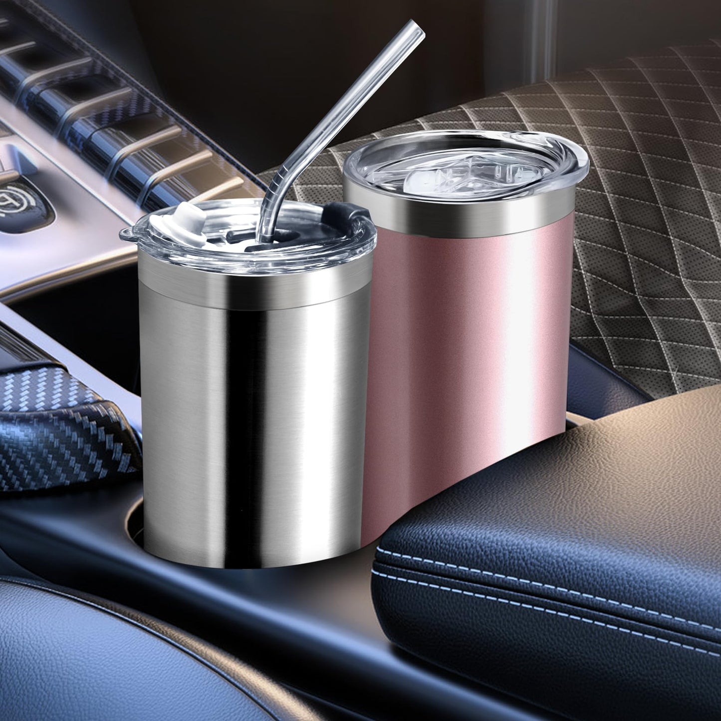 20/12 OZ - 2 Replacement Lids for Yeti Tumblers like Yeti Lids - 3.3 Inch Diameter - Spill Proof Lids for Yeti Tumblers - Tumbler Lid for Yeti Tumbler 20/12 oz, Compatible Rambler,Ozark Trail (2 Pack)