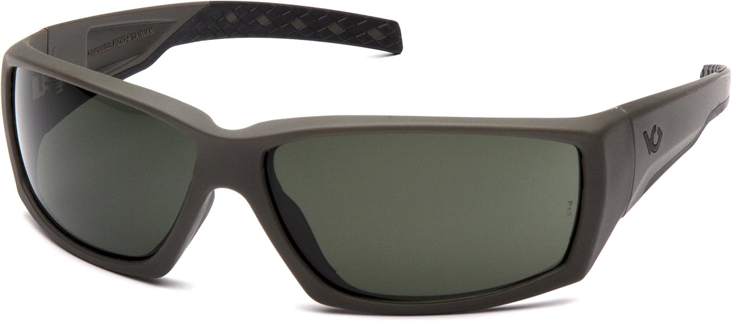 Venture Gear Overwatch Shooting Safety Sunglasses, Forest Gray Anti-Fog Lens