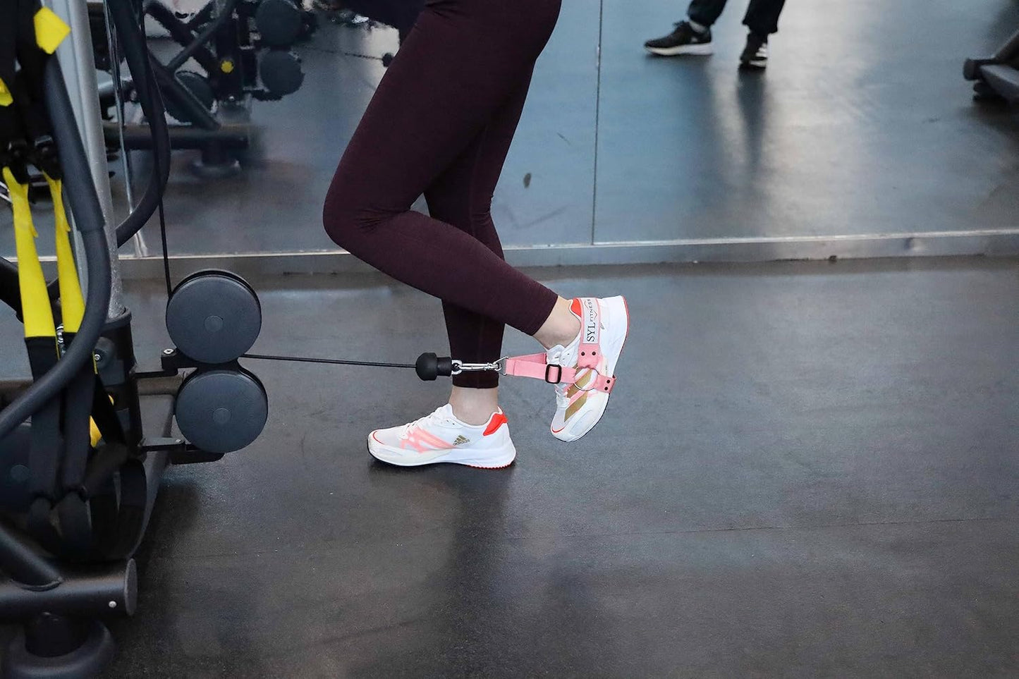 Glute Workout Kickback Strap – Booty Building and Workout Trainer – Home and Gym Leg Resistance Booty Bands for Cable Machines