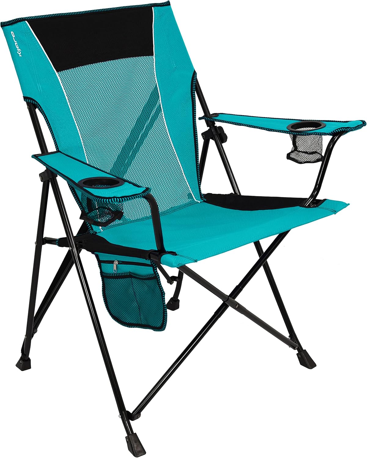 Kijaro Portable Camping Chairs - Enjoy the Outdoors with a Versatile Folding Sports Chair for Outdoor & Lawn - Dual Lock Feature Locks Position – Hallet Peak Gray