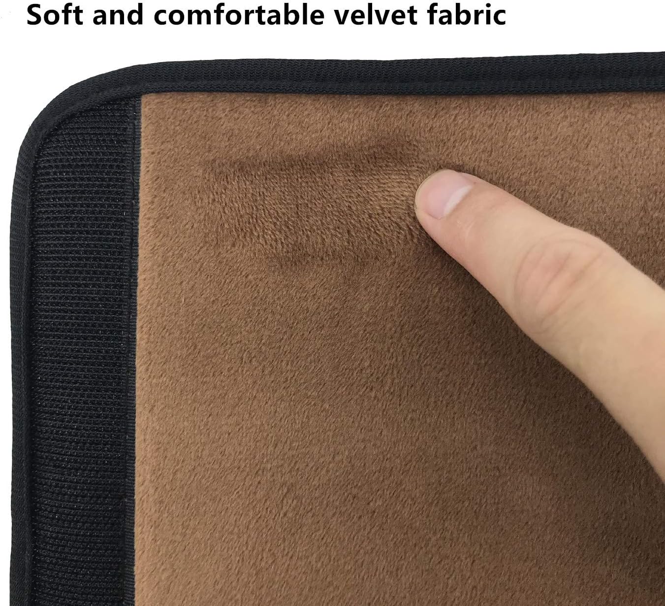 Wanty 2 Pieces Home Office Polyester Removable Durable Machine Washable Office Chair Armrest Slipcovers Covers Protect Armrests (Black)