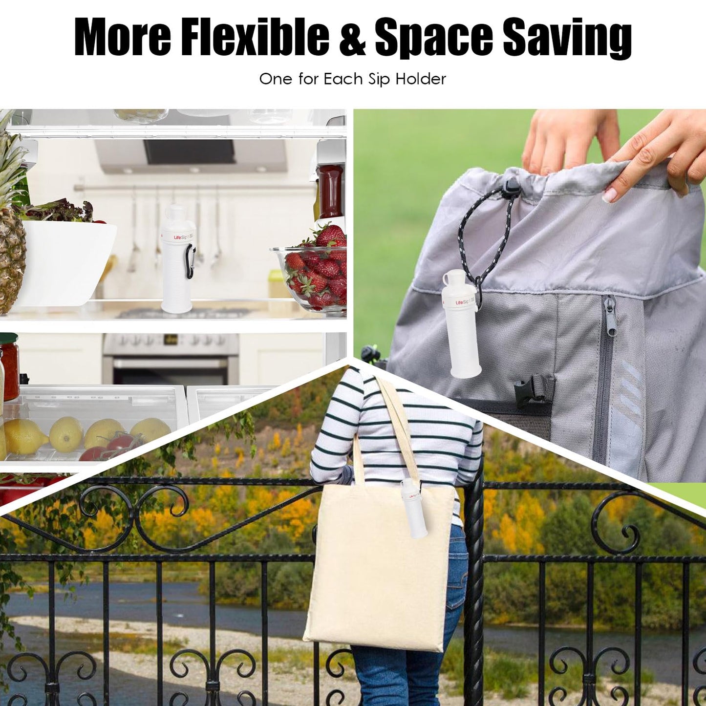 Funnacle Flavor Cartridge Holder Cartridge Storage Sips Container| Fits 2 Cartridges | Compatible with Cirkul Sips | Sip Safe Travel Case Keep Fresh for Up to 10 Days | BPA Free Plastic