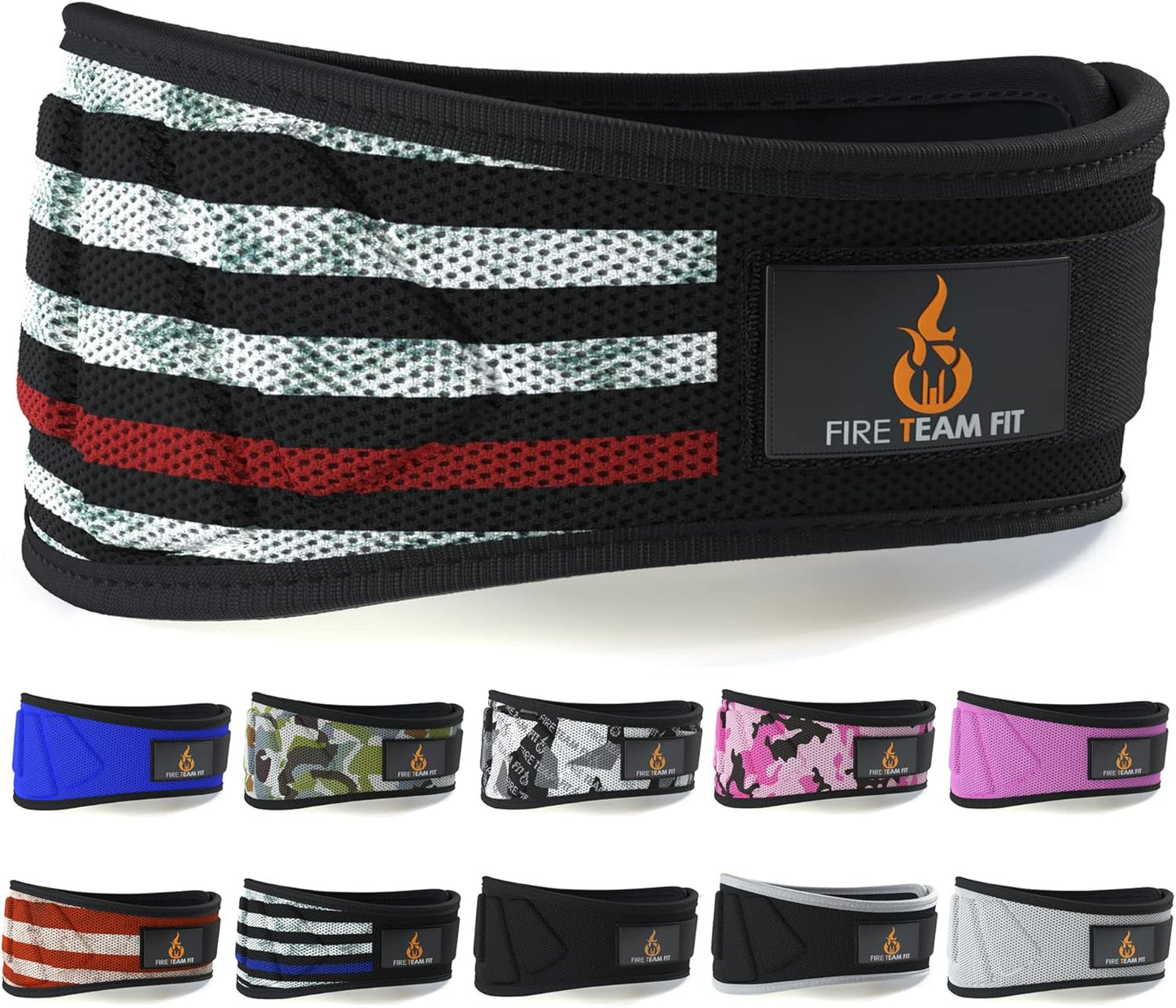 Weight Lifting Belt for Men and Women, 6 Inch, Bodybuilding & Fitness Back Support for Cross Training Workout, Squats, Lunges