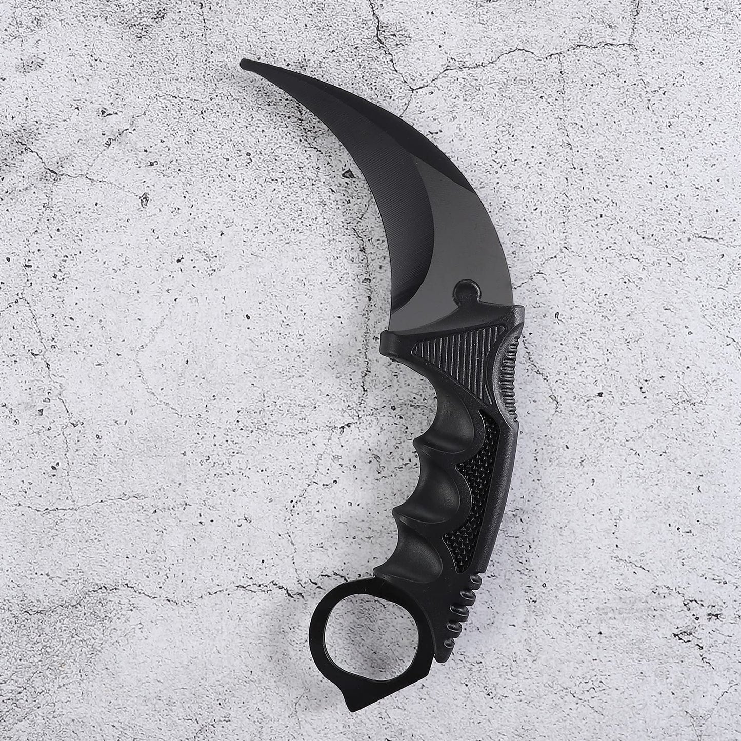 Milaloko 3 Pieces Karambit Knife Fixed Blade Knives Camping Tool,Outdoor Hunting Knife with Sheath and Cord, Suitable for Hiking, Adventure, Survival and Collection (Black Red Yellow)