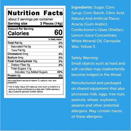 Arctic Farms Freeze Dried Candy Sour Lemon Puff Giants (1oz)
