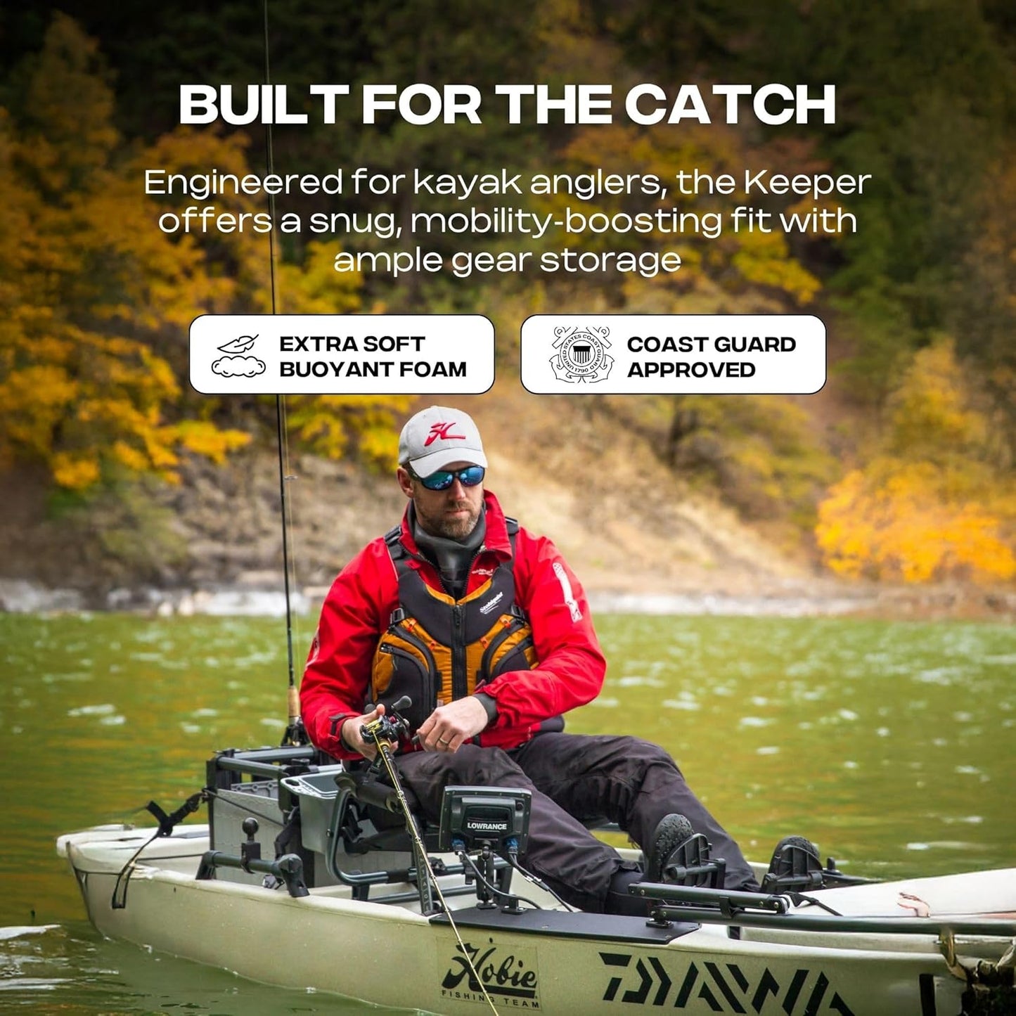Stohlquist Keeper Fishing Lifejacket (PFD)